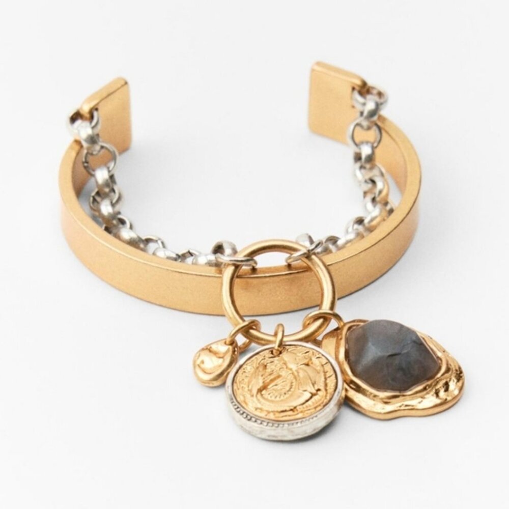 ZARA 2-PACK OF COIN BRACELETS